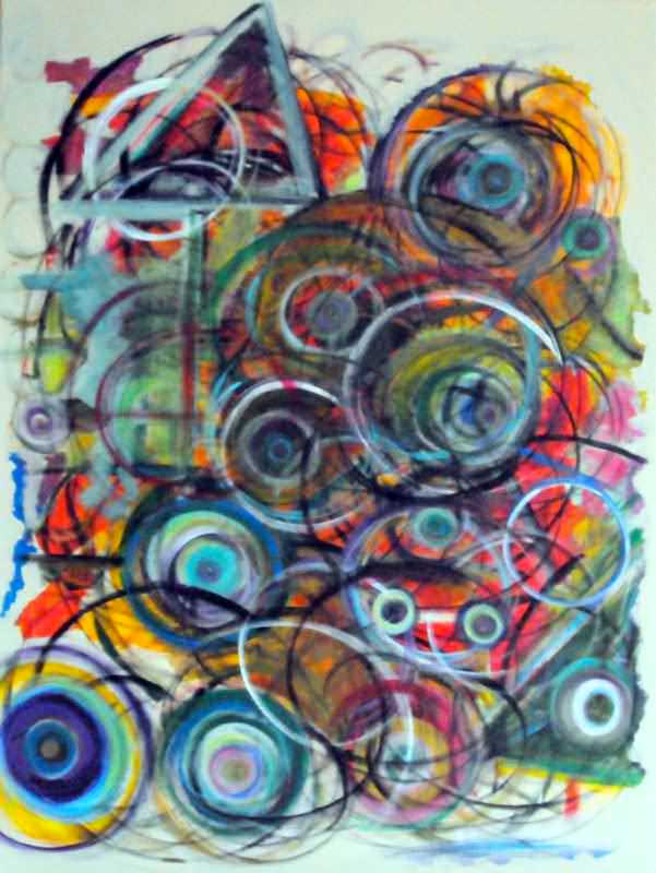 - peinture acrylique sur toile - cm x cm