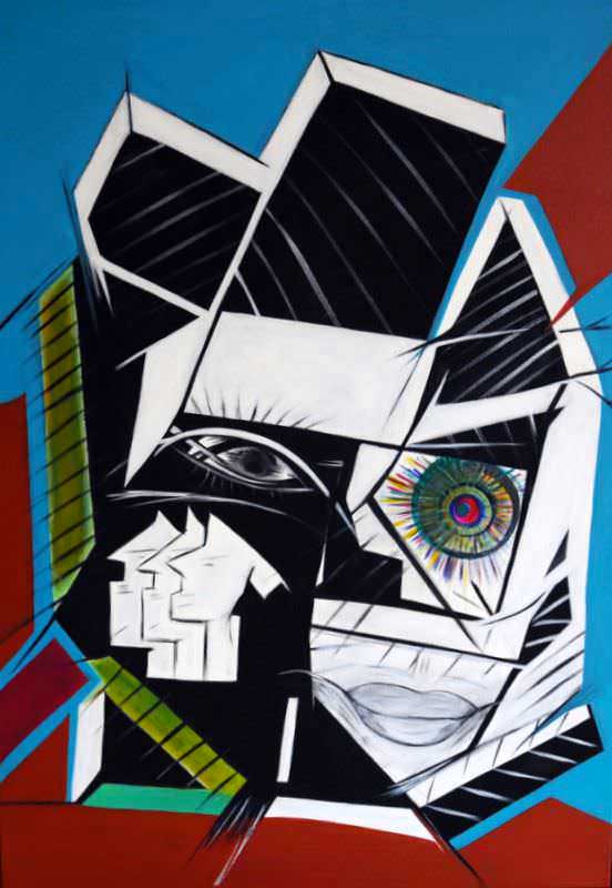 - peinture acrylique sur toile - cm x cm