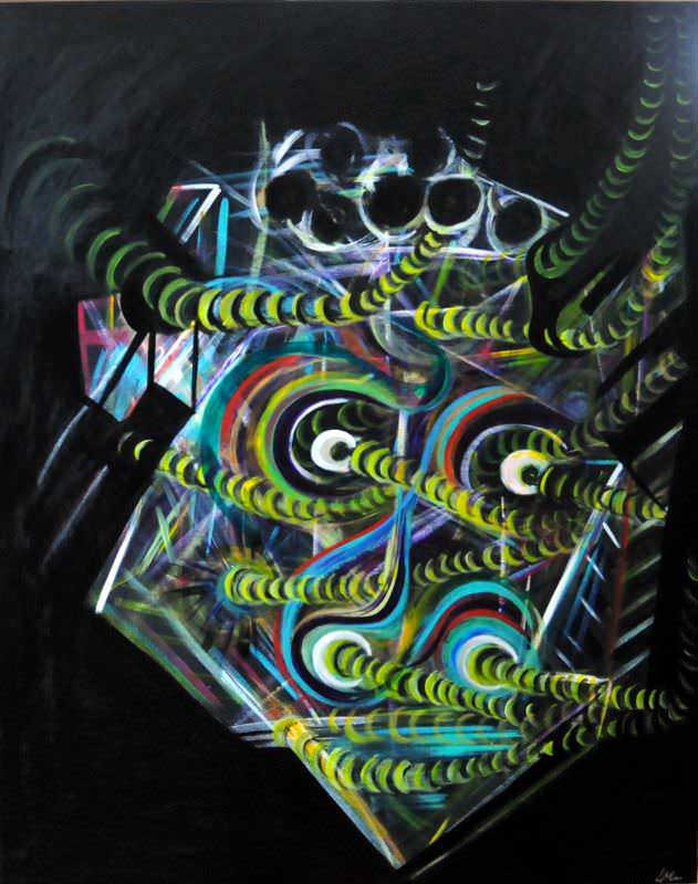 - peinture acrylique sur toile - cm x cm