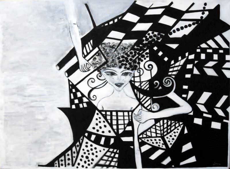 - peinture acrylique sur toile - cm x cm