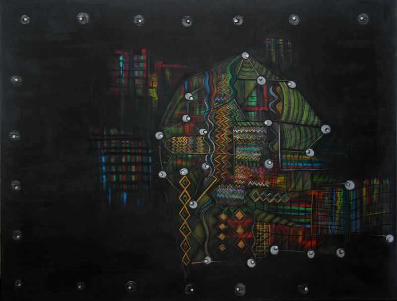 - peinture acrylique sur toile - cm x cm