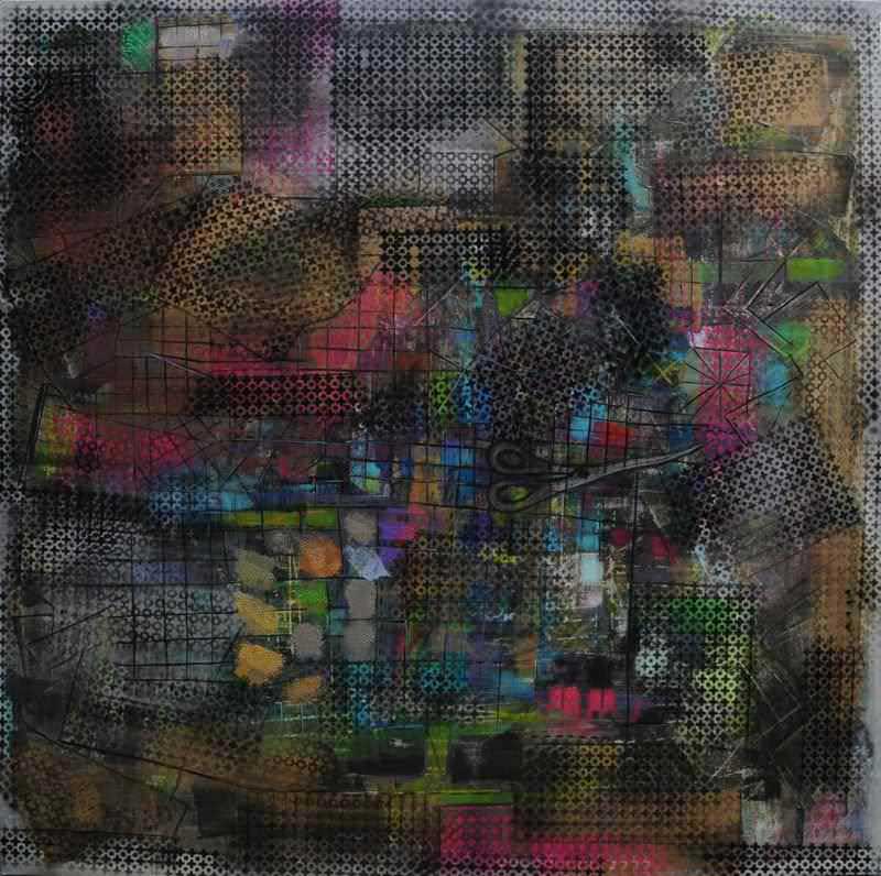 - peinture acrylique sur toile - cm x cm