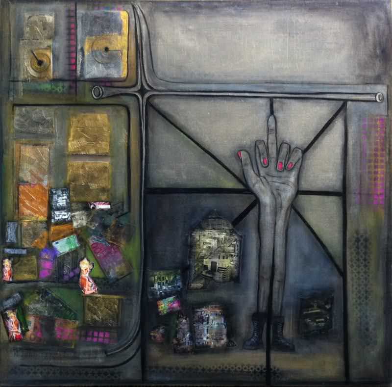 - peinture acrylique sur toile - cm x cm