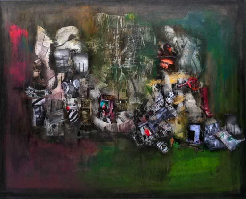 - peinture acrylique sur toile - cm x cm