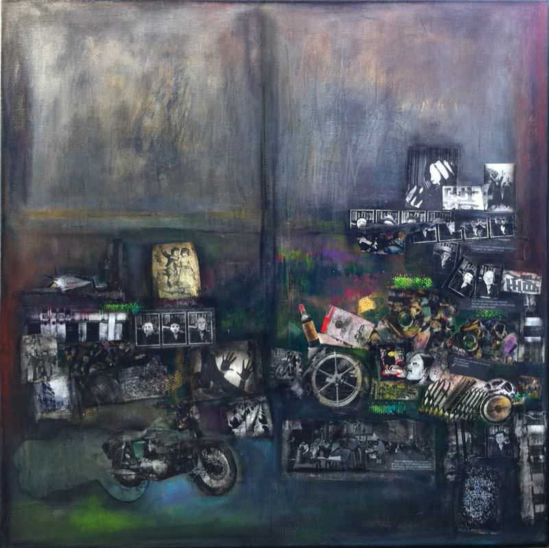 - peinture acrylique sur toile - cm x cm