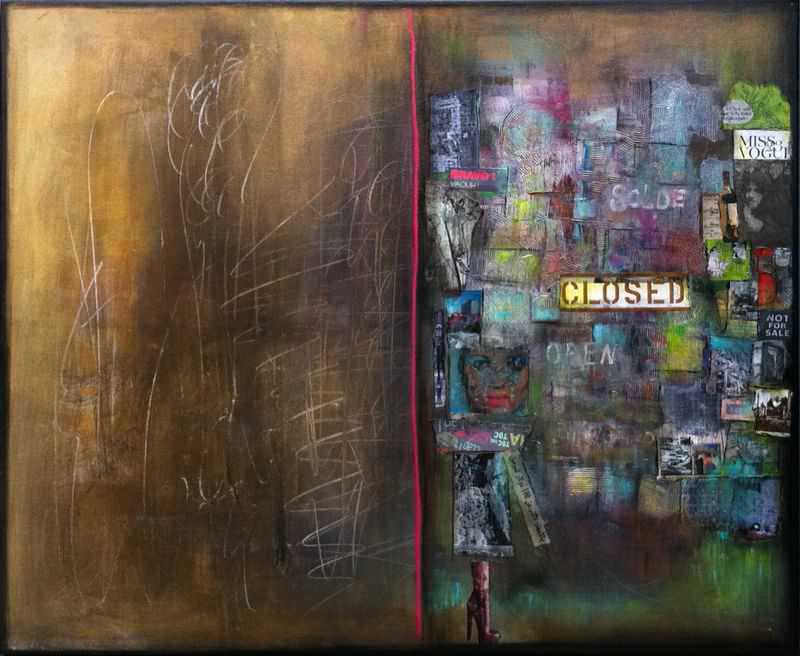 - peinture acrylique sur toile - cm x cm