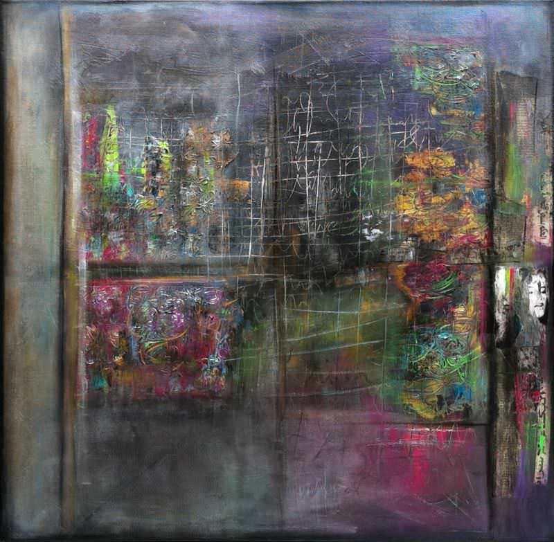 - peinture acrylique sur toile - cm x cm