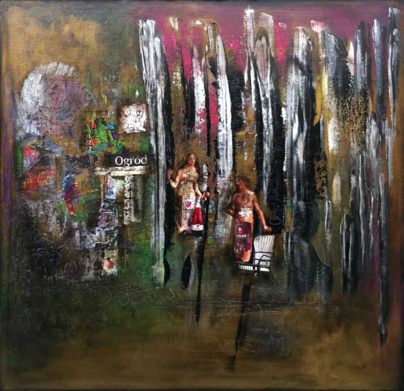 - peinture acrylique sur toile - cm x cm