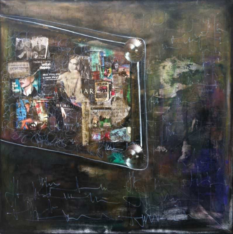 - peinture acrylique sur toile - cm x cm