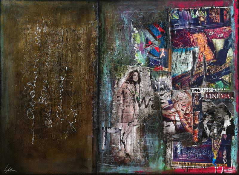 - peinture acrylique sur toile - cm x cm