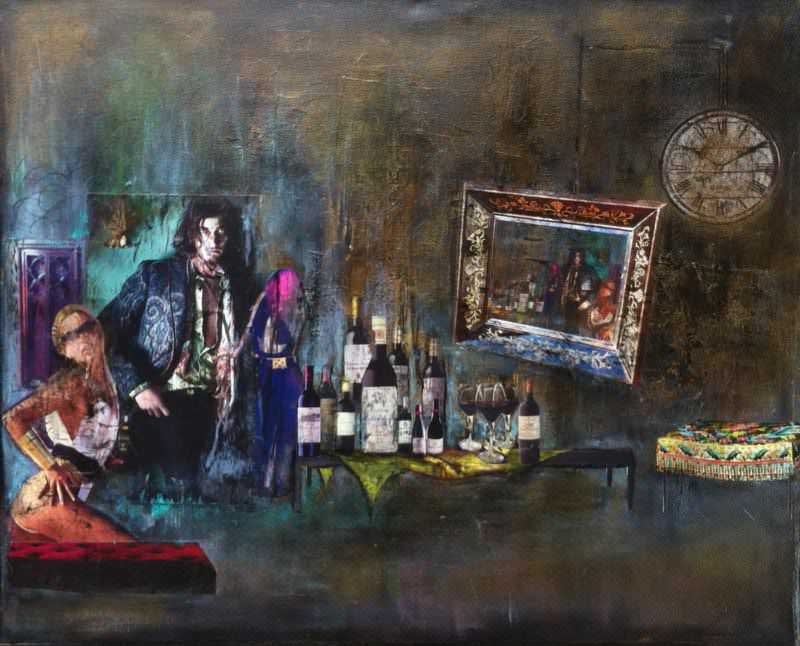 - peinture acrylique sur toile - cm x cm