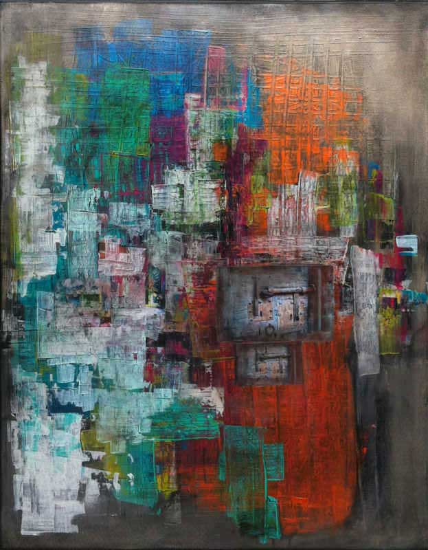 - peinture acrylique sur toile - cm x cm