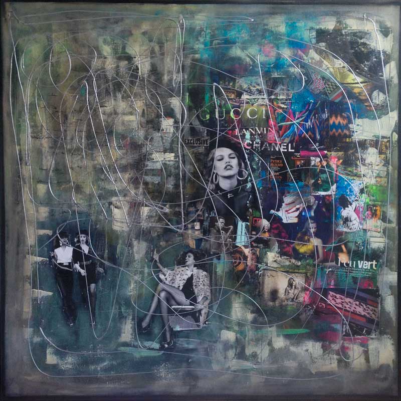 - peinture acrylique sur toile - cm x cm