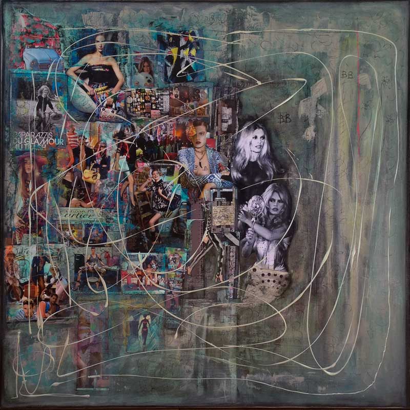 - peinture acrylique sur toile - cm x cm