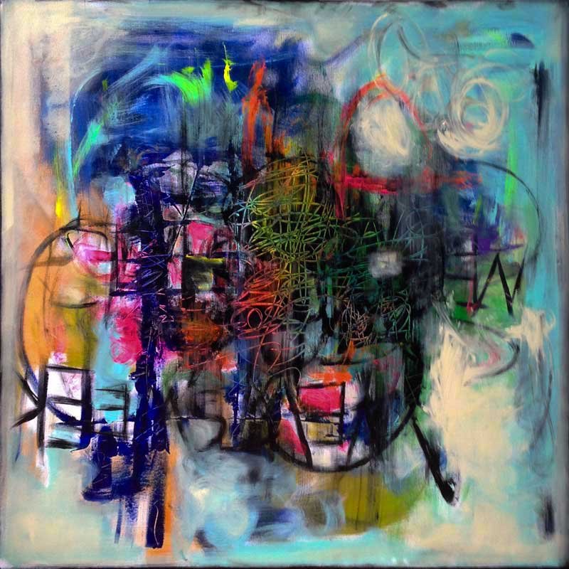 lady - peinture acrylique sur toile - 100 cm x 100 cm lady - peinture acrylique sur toile - 100 cm x 100 cm