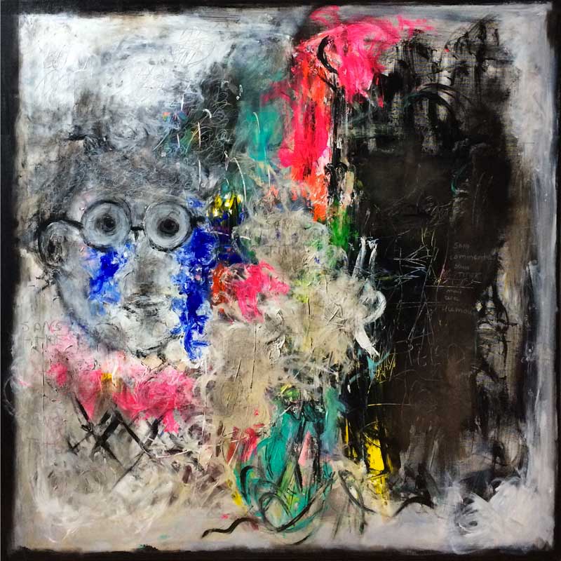 sans titre - peinture acrylique sur toile - 100 cm x 100 cm sans titre - peinture acrylique sur toile - 100 cm x 100 cm