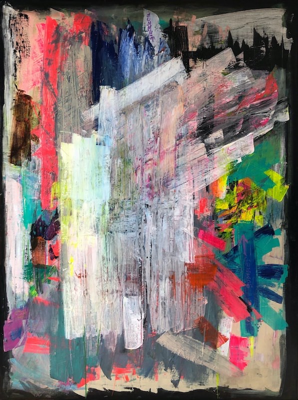 sommet - peinture acrylique sur toile - 97 cm x 130 cm sommet - peinture acrylique sur toile - 97 cm x 130 cm