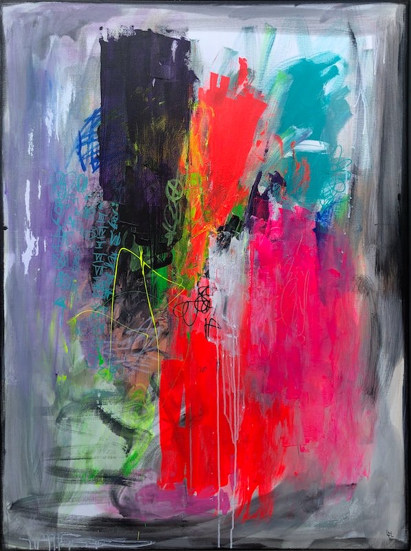 Creux - peinture acrylique sur toile - 97 cm x 130 cm - Marzena Lavrilleux - artiste peintre à Orléans Creux - peinture acrylique sur toile - 97 cm x 130 cm - Marzena Lavrilleux - artiste peintre à Orléans