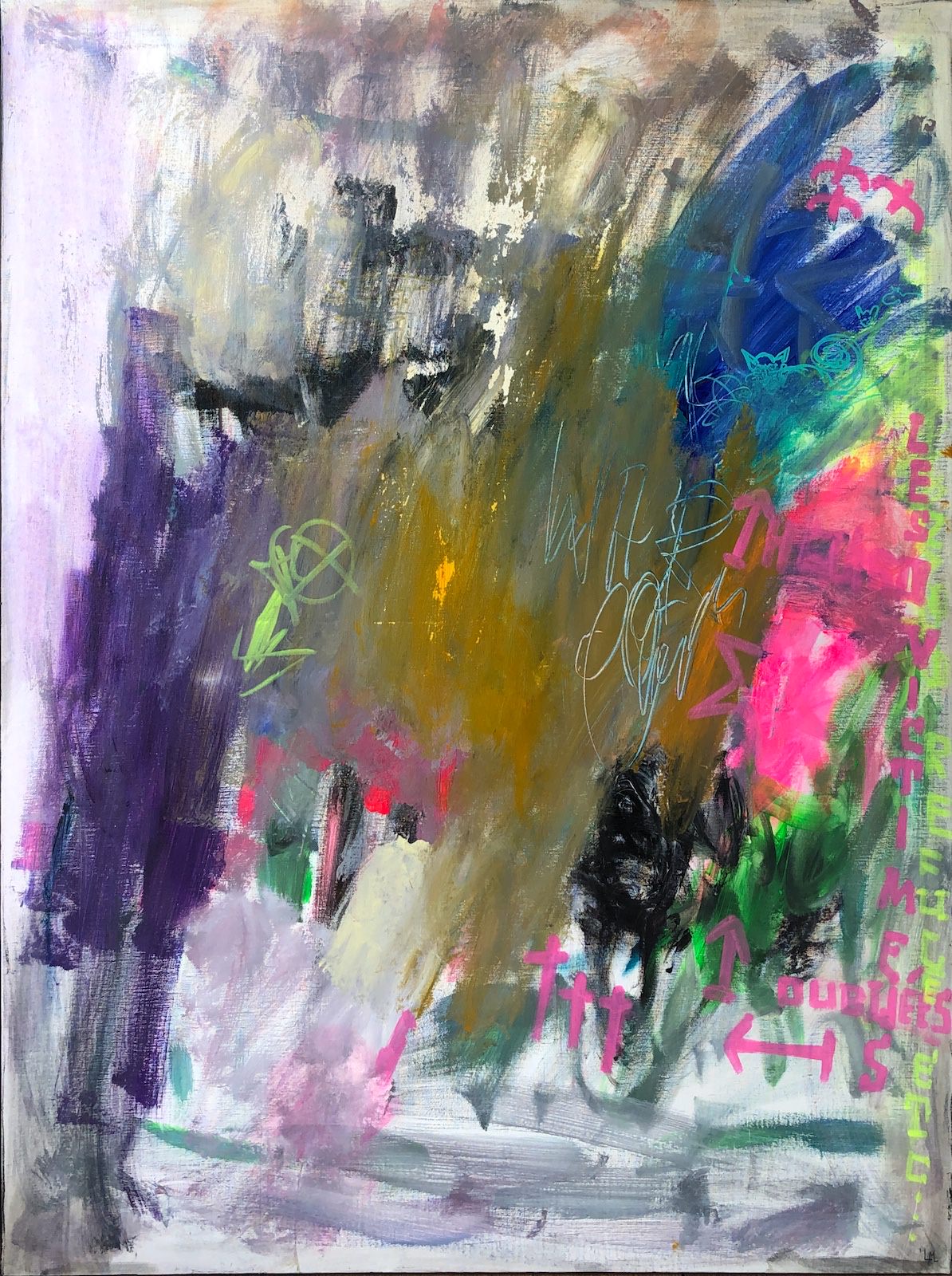 War - peinture acrylique sur toile - 97 cm x 130 cm - Marzena Lavrilleux - artiste peintre à Orléans War - peinture acrylique sur toile - 97 cm x 130 cm - Marzena Lavrilleux - artiste peintre à Orléans