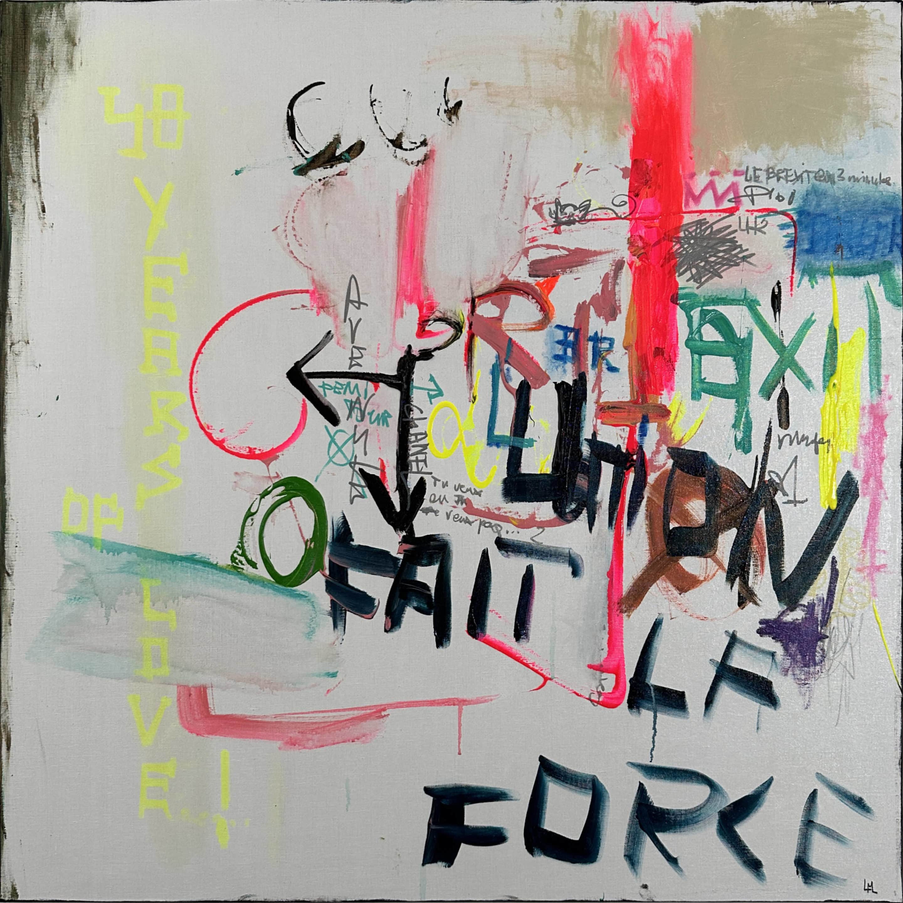 Le Brexit en 2 minutes - peinture acrylique sur toile - 100 cm x 100 cm - Marzena Lavrilleux - artiste peintre à Orléans Le Brexit en 2 minutes - peinture acrylique sur toile - 100 cm x 100 cm - Marzena Lavrilleux - artiste peintre à Orléans