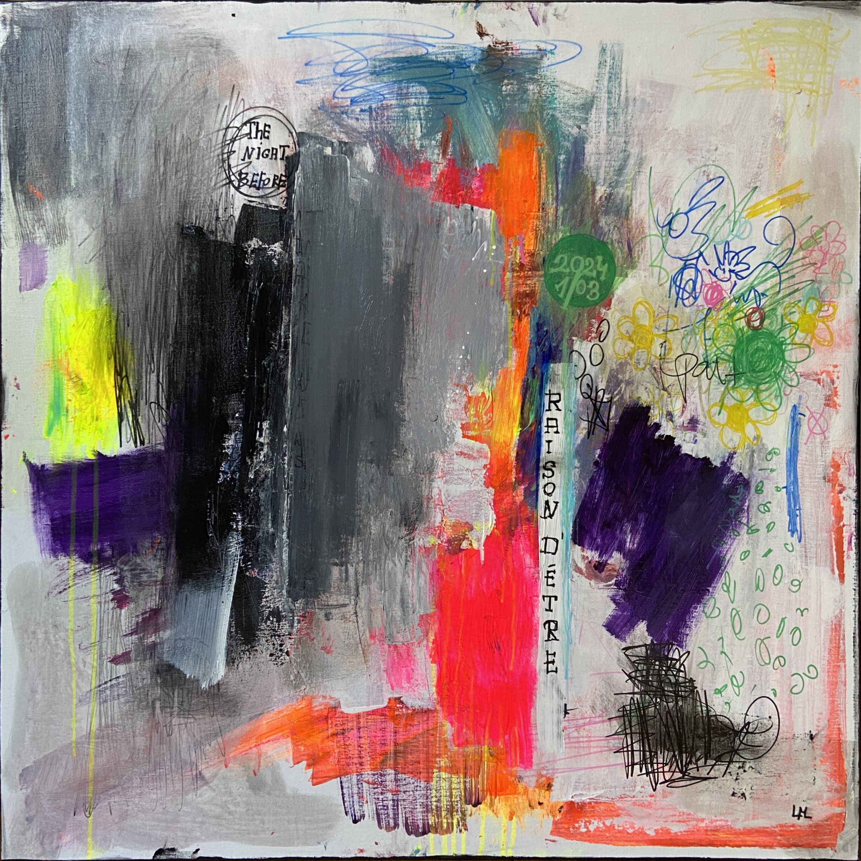 L'aube - peinture acrylique sur toile - 100 cm x 100 cm - Marzena Lavrilleux - artiste peintre à Orléans L'aube - peinture acrylique sur toile - 100 cm x 100 cm - Marzena Lavrilleux - artiste peintre à Orléans