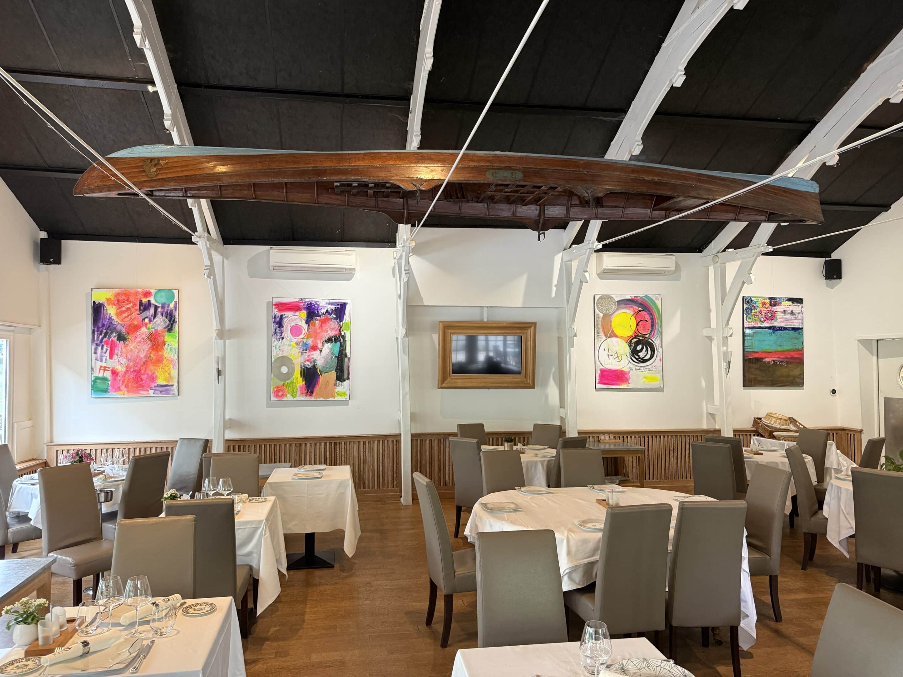 Exposition au restaurant Le Pavillon Bleu à Olivet Exposition au restaurant Le Pavillon Bleu à Olivet